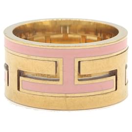 Anello Move H in oro rosa Hermès Rosa D'oro