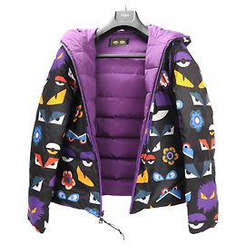 Fendi Pufferjacke Lila, Größe 44 Lila