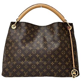 Bolso de Hombro Louis Vuitton Artsy MM Castaño