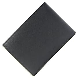 Prada Bi-fold Wallet in Black Saffiano Leather Black