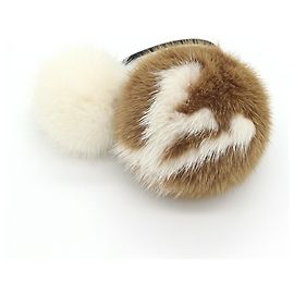 Scrunchie Louis Vuitton Marrone Bianco