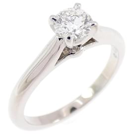 Cartier 1895 Platinum Ring Silvery