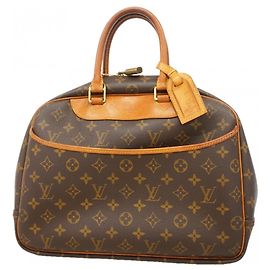 Borsa Louis Vuitton Monogram Deauville Marrone