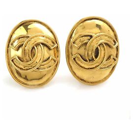 Orecchini a clip Chanel Gold D'oro