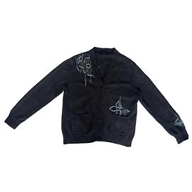 Louis Vuitton Virgil Abloh Wool Cardigan Dark grey