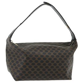 Céline Celine Vintage Macadam Macadam Canva Vinyl Noir