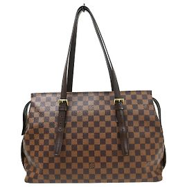 Louis Vuitton Chelsea Handbag Damier Brown