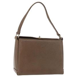 Bolsa de Ombro GUCCI em Couro Marrom Ouro 000 110 0886 Auth 179377 Marrom Dourado