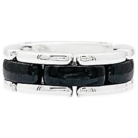 Chanel ring, "Ultra", white gold and black ceramic. Other