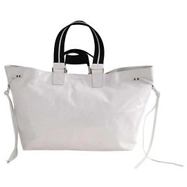 Cabas Isabel Marant em pele branca Branco