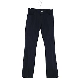 Courreges Schwarze gerade Hose Schwarz