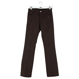 Courreges Braune gerade Hose Braun