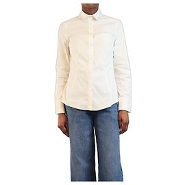 Brunello Cucinelli Camicia bianca con colletto monili - taglia S Bianco