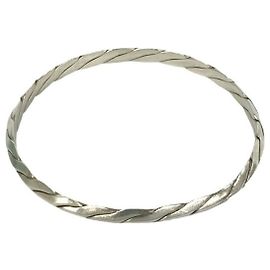 Tiffany & Co Tiffany Knife Edge Twist Bangle in Silver 925 Silvery