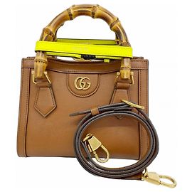 Borsa Gucci Diana in pelle marrone Marrone