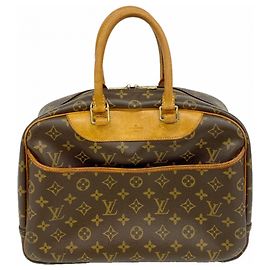 Borsa Louis Vuitton Monogram Deauville Marrone