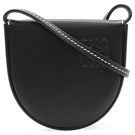 LOEWE Anagram Heel Pouch Mini Shoulder Bag Noir