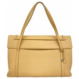 Bolsa Tote de couro marrom claro para mulher Cartier Castanho claro