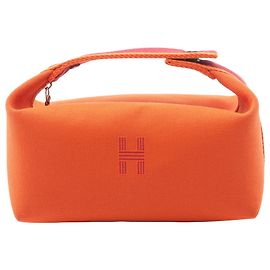 Étui Hermès Orange Small Toile Bride A Brac Orange