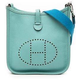 Hermès Blue Epsom Evelyne I TPM Bleu Bleu clair