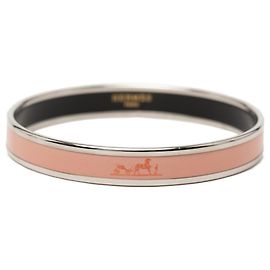 Hermès Pulsera Hermes Email PM Cloisonné Enamel Caleche Rosa
