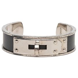 Hermès Hermes Kelly Bangle in Silver Gray Metallic