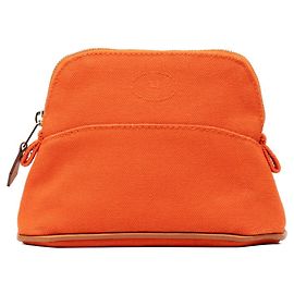 Hermès Hermes Bolide Pouch 16 Mini Handtasche Accessoire-Etui Orange