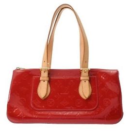 Sac à main Louis Vuitton Monogram Vernis Rouge