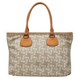 Céline Borsa Celine Grigio e Bianco Marrone Bianco
