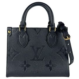 Borsa a tracolla Louis Vuitton Monogram Empreinte OnTheGo BB Nero