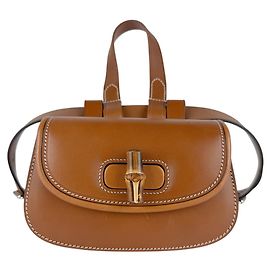 Pochete Gucci em couro marrom Marrom