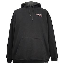 Sudadera Balenciaga Political Campaign Medium Fit en algodón negro Negro