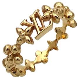 Anello Louis Vuitton in metallo dorato da donna D'oro
