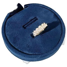 Fred Fieden Limited Edition 18K Gold Diamond Crown Ring Golden