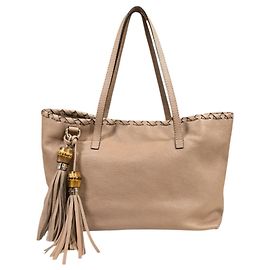 Bolsa Tote Gucci Bamboo Bege