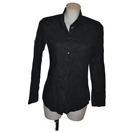 Viktor & Rolf Schwarze Baumwollbluse Schwarz