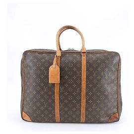 Louis Vuitton Monogram Sirius 50 Leather Tote Brown