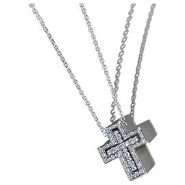 Colar Damiani Belle Époque em ouro branco 18K e diamantes Prata
