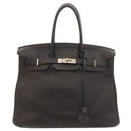 Hermès Sac à main Hermes Birkin 35 Togo Noir