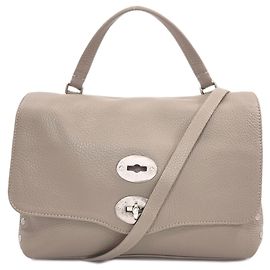 Sac à main en cuir 2-Way Postina de Zanellato Marron