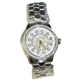 Orologio Fendi in Acciaio e Diamanti Argento Bianco