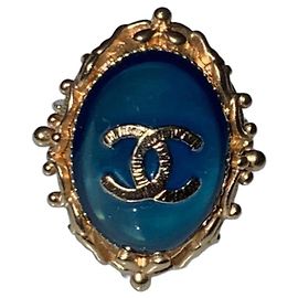 Anello Chanel Camélia Blu Blu