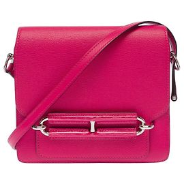 Hermès Bolsa HERMES Roulis em Couro Rosa - 103500 Rosa