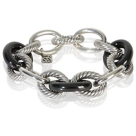 Pulseira de elos ovais em prata de lei David Yurman Outro
