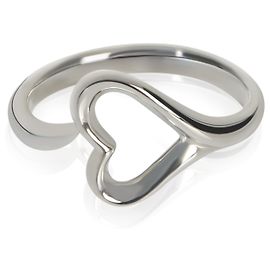 Tiffany & Co. Elsa Peretti Open Heart Ring aus Sterlingsilber Andere