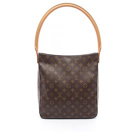 Bolsa de Ombro Louis Vuitton Monogram Looping GM Marrom