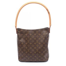 Borsa a Spalla Louis Vuitton Looping GM Marrone