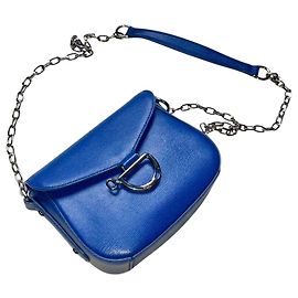 Polo Ralph Lauren Borsa a tracolla in pelle blu Blu