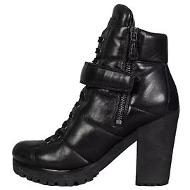 Autre Marque Prada Sport Black Leather Ankle Boots Size 37.5 pre-owned Other