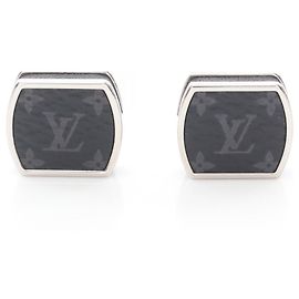 Pochettes Louis Vuitton Monogram Eclipse Noir Argenté Monogramme